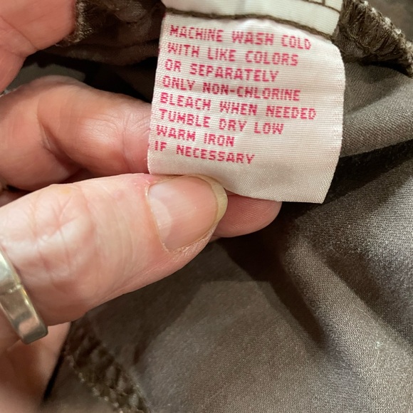 Thread & Supply Khaki Olive Green Midi Shirt Dress Medium - Picture 5 of 8